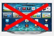 Samsungs Smart TV blokkeres